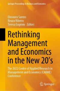 Rethinking Management and Economics in the New 20's : The 2022 Centre of Applied Research in Management and Economics (CARME) Conference (Springer Proceedings in Business and Economics)
