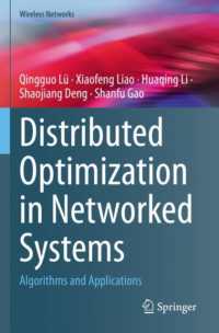 Distributed Optimization in Networked Systems : Algorithms and Applications (Wireless Networks)
