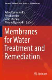 Membranes for Water Treatment and Remediation (Materials Horizons: from Nature to Nanomaterials)