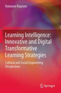Learning Intelligence: Innovative and Digital Transformative Learning Strategies : Cultural and Social Engineering Perspectives