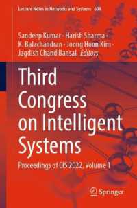 Third Congress on Intelligent Systems : Proceedings of CIS 2022, Volume 1 (Lecture Notes in Networks and Systems)