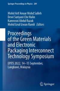 Proceedings of the Green Materials and Electronic Packaging Interconnect Technology Symposium : EPITS 2022, 14-15 September, Langkawi, Malaysia (Springer Proceedings in Physics)