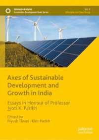 Axes of Sustainable Development and Growth in India : Essays in Honour of Professor Jyoti K. Parikh (Sustainable Development Goals Series)