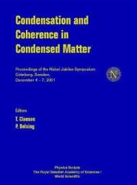 Condensation and Coherence in Condensed Matter - Proceedings of the Nobel Jubilee Symposium