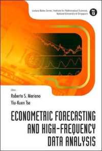Econometric Forecasting and High-frequency Data Analysis (Lecture Notes Series, Institute for Mathematical Sciences, National University of Singapore)