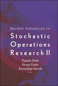 Recent Advances in Stochastic Operations Research Ii