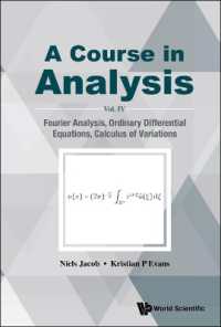 Course in Analysis, a - Vol. Iv: Fourier Analysis, Ordinary Differential Equations, Calculus of Variations