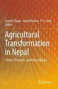 Agricultural Transformation in Nepal : Trends, Prospects, and Policy Options
