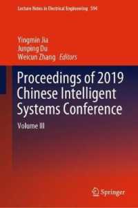 Proceedings of 2019 Chinese Intelligent Systems Conference : Volume III (Lecture Notes in Electrical Engineering)