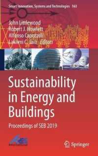 Sustainability in Energy and Buildings : Proceedings of SEB 2019 (Smart Innovation, Systems and Technologies)