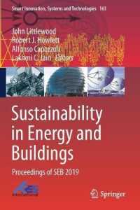 Sustainability in Energy and Buildings : Proceedings of SEB 2019 (Smart Innovation, Systems and Technologies)