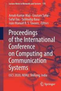 Proceedings of the International Conference on Computing and Communication Systems : I3CS 2020, NEHU, Shillong, India (Lecture Notes in Networks and Systems)