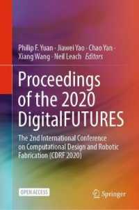 Proceedings of the 2020 DigitalFUTURES : The 2nd International Conference on Computational Design and Robotic Fabrication (CDRF 2020)