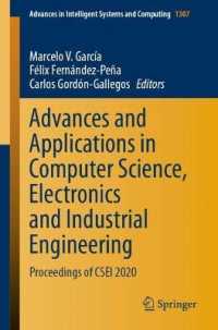 Advances and Applications in Computer Science, Electronics and Industrial Engineering : Proceedings of CSEI 2020 (Advances in Intelligent Systems and Computing)
