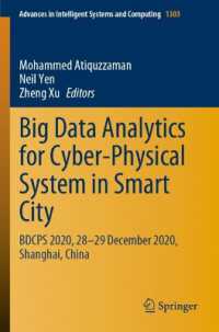 Big Data Analytics for Cyber-Physical System in Smart City : BDCPS 2020, 28-29 December 2020, Shanghai, China (Advances in Intelligent Systems and Computing)