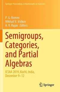 Semigroups, Categories, and Partial Algebras : ICSAA 2019, Kochi, India, December 9-12 (Springer Proceedings in Mathematics & Statistics)