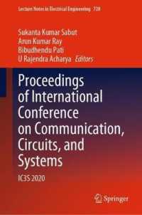 Proceedings of International Conference on Communication, Circuits, and Systems : IC3S 2020 (Lecture Notes in Electrical Engineering)