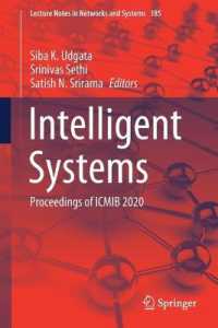 Intelligent Systems : Proceedings of ICMIB 2020 (Lecture Notes in Networks and Systems)