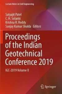 Proceedings of the Indian Geotechnical Conference 2019 : IGC-2019 Volume II (Lecture Notes in Civil Engineering)