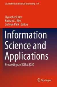 Information Science and Applications : Proceedings of ICISA 2020 (Lecture Notes in Electrical Engineering)