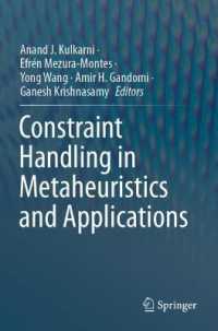 Constraint Handling in Metaheuristics and Applications （2021）