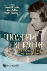 ウォルフガング・クンマー記念出版：高エネルギー物理学とCERNの歴史<br>Fundamental Interactions: A Memorial Volume for Wolfgang Kummer