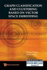 Graph Classification and Clustering Based on Vector Space Embedding (Series in Machine Perception and Artificial Intelligence)