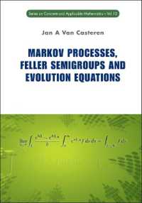Markov Processes, Feller Semigroups and Evolution Equations (Series on Concrete & Applicable Mathematics)