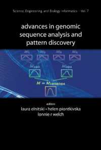 Advances in Genomic Sequence Analysis and Pattern Discovery (Science, Engineering, and Biology Informatics)