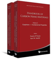 カーボンナノ材料ハンドブック（第５・６巻）<br>Handbook of Carbon Nano Materials (Volumes 5-6) (World Scientific Series on Asia-pacific Weather and Climate)