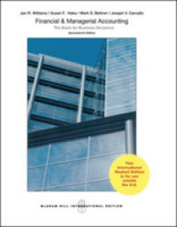 財務・管理会計（第１７版・テキスト）<br>Financial and Managerial Accounting -- Paperback / softback （17 ed）