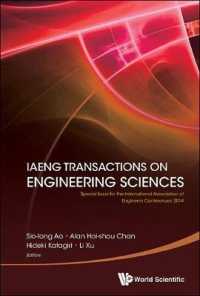 Iaeng Transactions on Engineering Sciences: Special Issue for the International Association of Engineers Conferences 2014