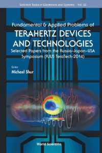 Fundamental & Applied Problems of Terahertz Devices and Technologies: Selected Papers from the Russia-japan-usa Symposium (Rjus Teratech-2014) (Selected Topics in Electronics and Systems)