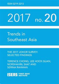 The 2017 Johor Survey : Selected Findings (Trends in Southeast Asia)