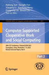 Computer Supported Cooperative Work and Social Computing : 20th CCF Conference, ChineseCSCW 2025, Guangzhou, China, November 7-9, 2025, Revised Selected Papers, Part II (Communications in Computer and Information Science)