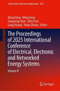 The Proceedings of 2025 International Conference of Electrical, Electronic and Networked Energy Systems : Volume II (Lecture Notes in Electrical Engineering)