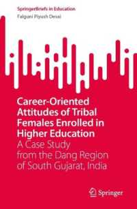Career-Oriented Attitudes of Tribal Females Enrolled in Higher Education : A Case Study from the Dang Region of South Gujarat, India (Springerbriefs in Education)