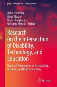 Research on the Intersection of Disability, Technology, and Education (Future Education and Learning Spaces)
