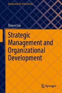 Strategic Management and Organizational Development (Management for Professionals)