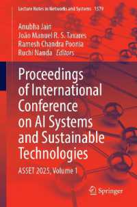 Proceedings of International Conference on AI Systems and Sustainable Technologies : ASSET 2025, Volume 1 (Lecture Notes in Networks and Systems)