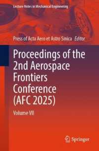 Proceedings of the 2nd Aerospace Frontiers Conference (AFC 2025) : Volume VII (Lecture Notes in Mechanical Engineering)