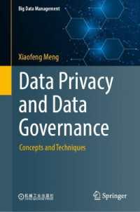 Data Privacy and Data Governance : Concepts and Techniques (Big Data Management)