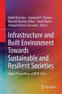 Infrastructure and Built Environment Towards Sustainable and Resilient Societies : Select Proceedings of IBSR 2024