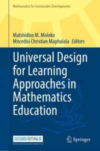 Universal Design for Learning Approaches in Mathematics Education (Mathematics for Sustainable Developments)