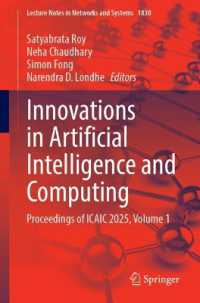 Innovations in Artificial Intelligence and Computing : Proceedings of ICAIC 2025, Volume 1 (Lecture Notes in Networks and Systems)