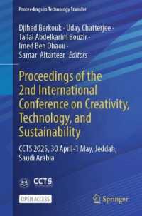 Proceedings of the 2nd International Conference on Creativity, Technology, and Sustainability-CCTS 2025, 30 April-1 May, Jeddah, Saudi Arabia : Towards Technological Horizons for Sustainable Human Settlements (Proceedings in Technology Transfer)