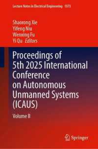 Proceedings of 5th 2025 International Conference on Autonomous Unmanned Systems (ICAUS) : Volume II (Lecture Notes in Electrical Engineering)