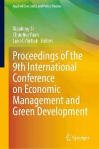 Proceedings of the 9th International Conference on Economic Management and Green Development (Applied Economics and Policy Studies)