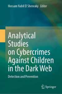 Analytical Studies on Cybercrimes against Children in the Dark Web : Detection and Prevention