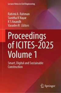 Proceedings of ICITES-2025 Volume 1 : Smart, Digital and Sustainable Construction (Lecture Notes in Civil Engineering)